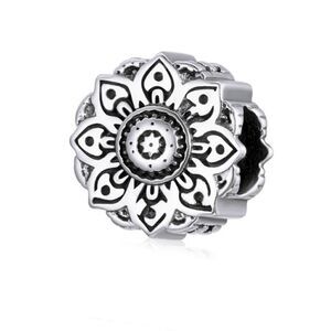 925 Sterling Silver Lotus Charm